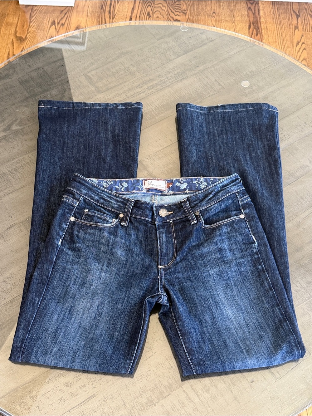 PAIGE Hollywood Hills Classic Rise Bootcut Jeans. Womens Size 27. Inseam 30 inch - Picture 3 of 10